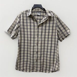 Columbia Men’s XXL Plaid Short Sleeve Button-Down Outdoor Shirt